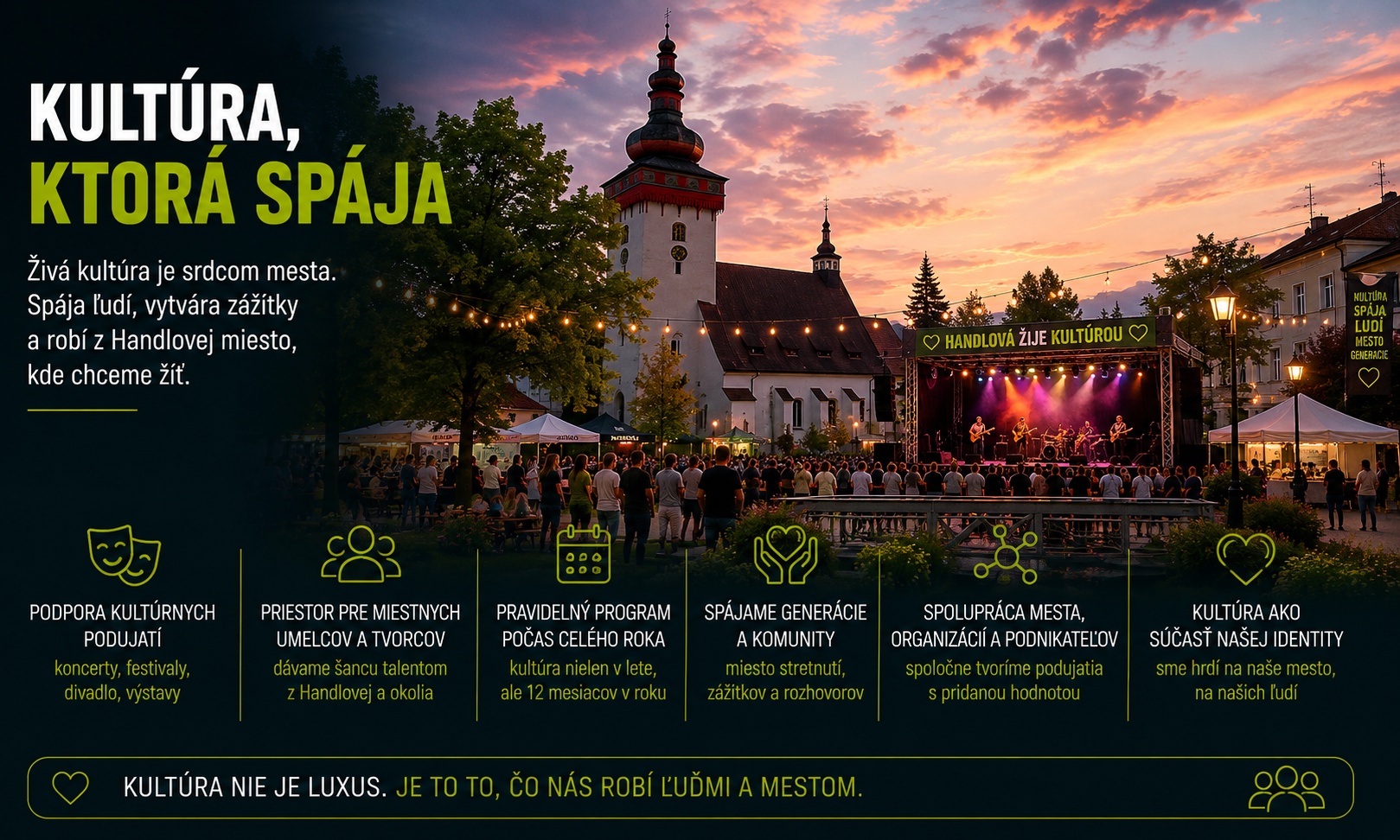 Kultúra, Vtáčnik a návštevníci